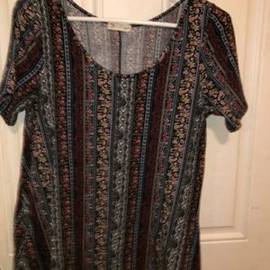 Aztec Print Shirt